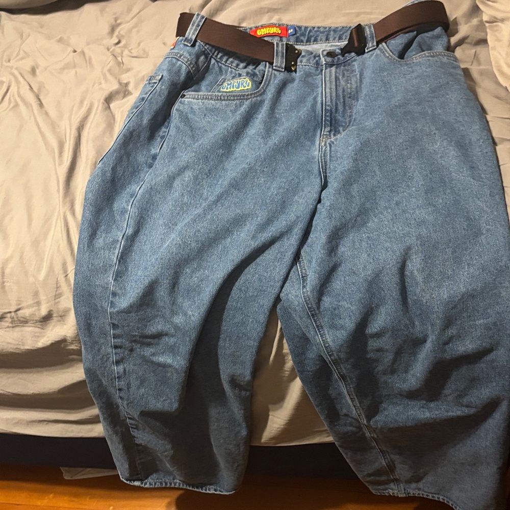 Empyre Blue Straight Leg Jeans BAGGY